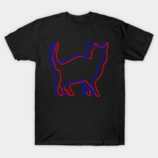 3D cat T-Shirt